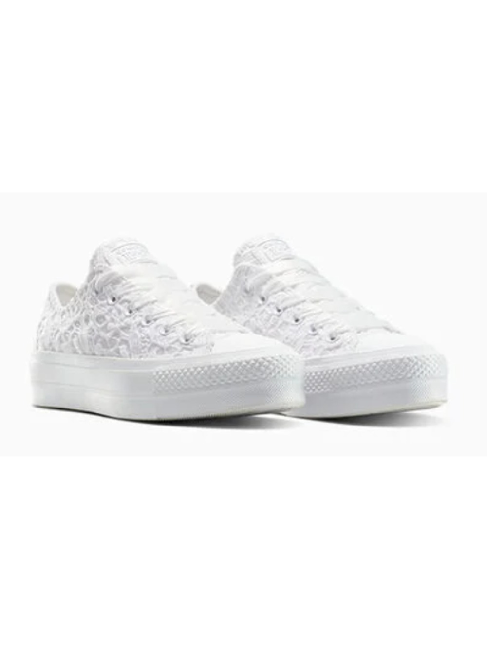 Converse CTAS Lace Lift Oxfords A15005C White Size 8 NWT